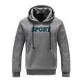 OEM atacado Mens sem jaqueta Hoodie Zipper Cor sólida